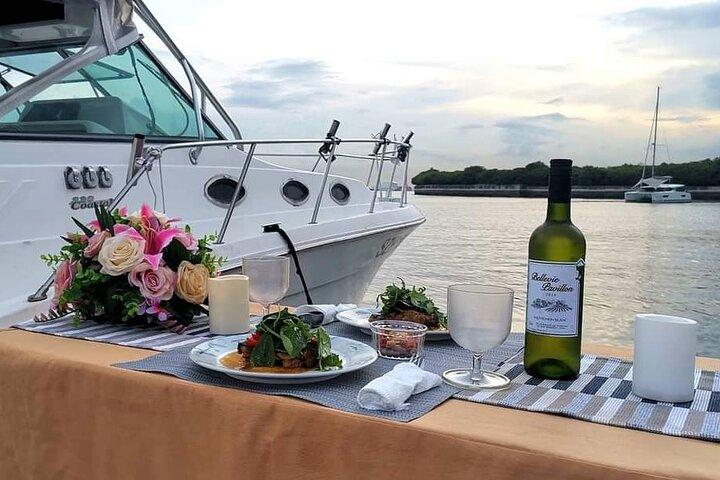 Romantic Private Sunset Dinner Cruise with a 3-course meal