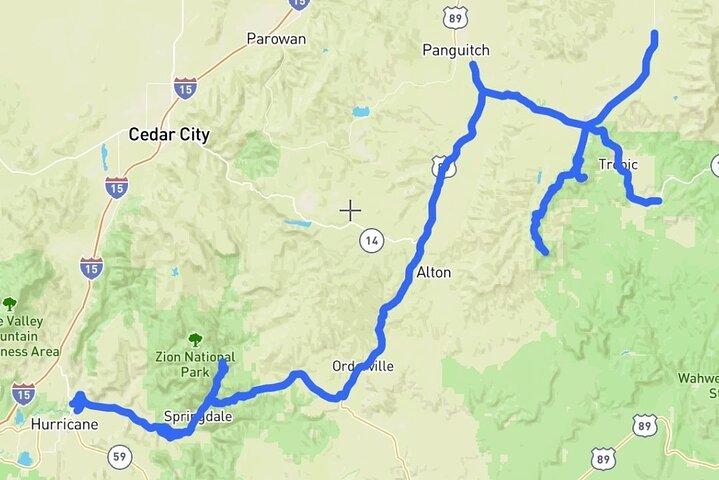 Self-Guided Audio Driving Tour in Zion & Bryce Canyon