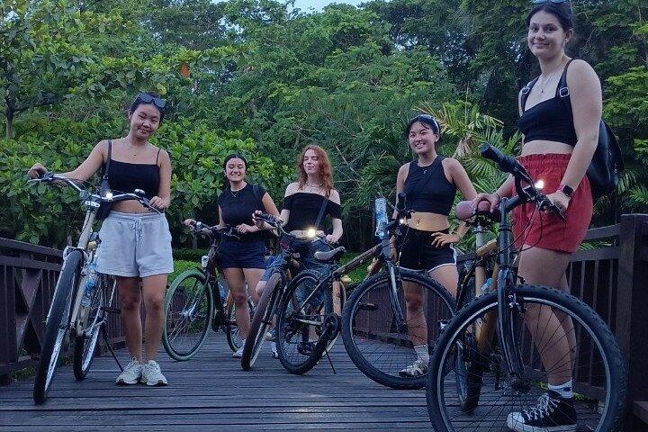 Bamboo Bicycle Tour in twilight: watch dancing Fireflies in Bangkok