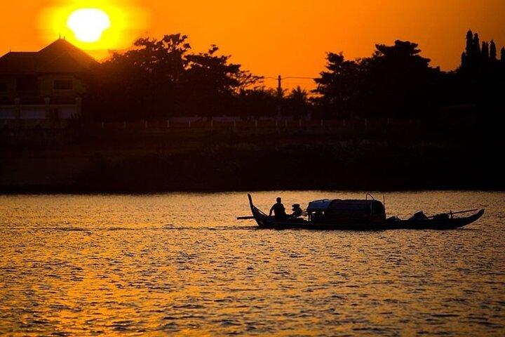 Half Day Dusk on the Mekong -Sunset in Paradise
