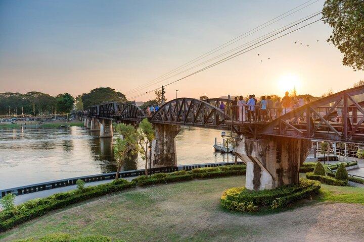 Bangkok to River Kwai WWII History Tour with Death Railway Ride