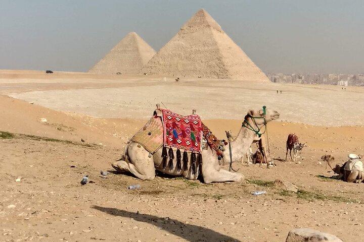 Private Cairo Day Tour Giza Pyramids Sphinx Memphis and Saqqara