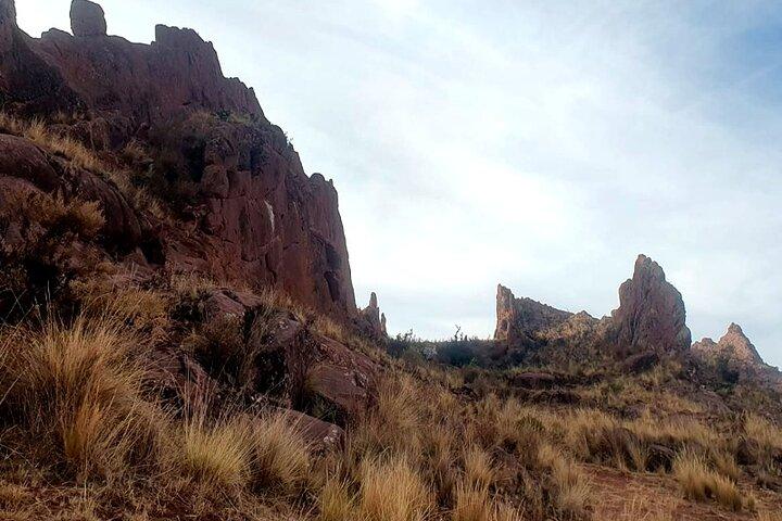 Aymara's route 1 day tour in Puno: Inca Uyo, Aramu Muru, Molloco