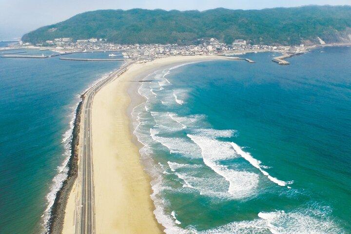 Day trip from central Fukuoka.Rental cycle in Shikanoshima island