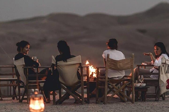 Marrakesh Agafay Desert Sunset Camle Ride with Dinner Show