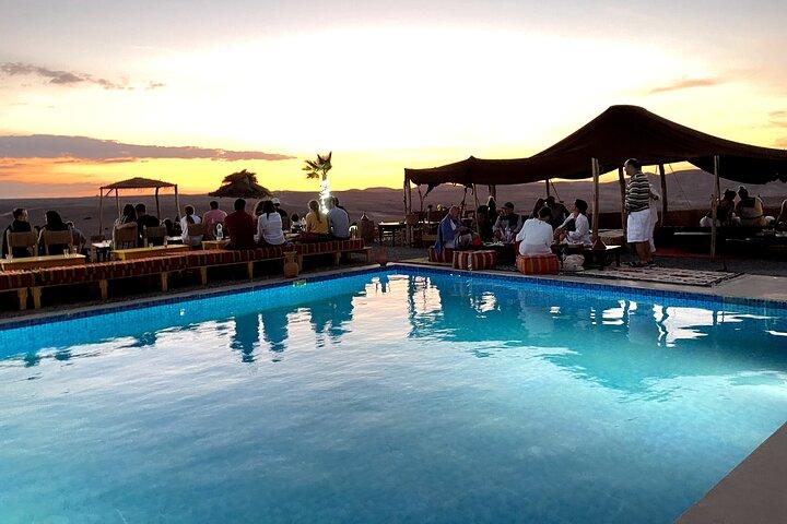 From Marrakesh: Agafay Desert Sunset, Camel Ride, and Dinner