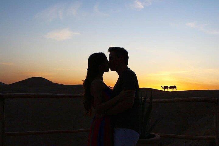 From Marrakesh: Agafay Desert Sunset, Camel Ride, and Dinner