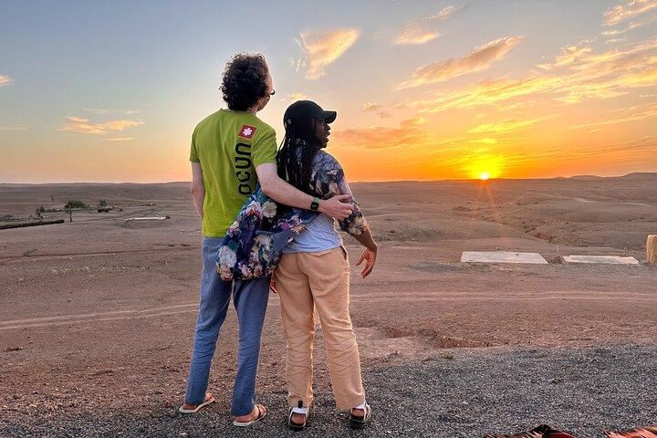 From Marrakesh: Agafay Desert Sunset, Camel Ride, and Dinner