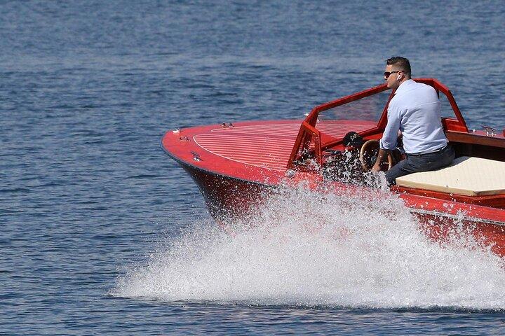 3 Hours Private Wooden Boat Tour visit Bellagio 10 pax