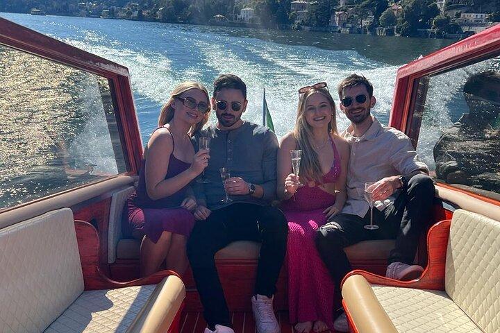 3 Hours Private Wooden Boat Tour visit Bellagio 10 pax