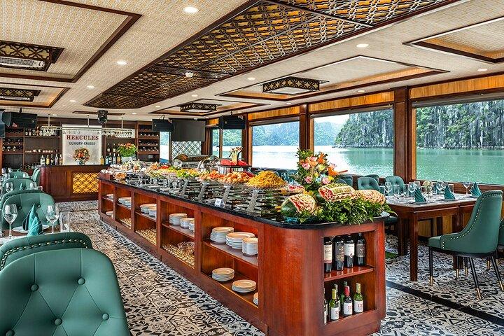 Hercules Cruise Luxury Day Tour in Halong Bay from Hanoi