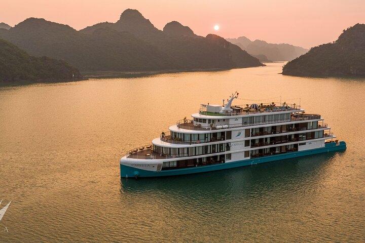 6-star Capella cruise Halong Bay & Lan Ha Bay 2D1N from Hanoi