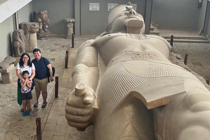 Giza Pyramids, Sphinx, Sakkara, Memphis Full Day Tour
