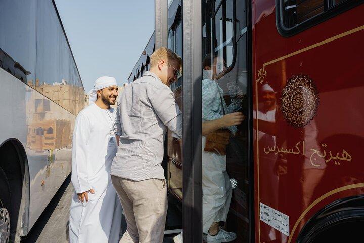 Emirati Hospitality Experience & Old Dubai Bus Tour | Heritage Express