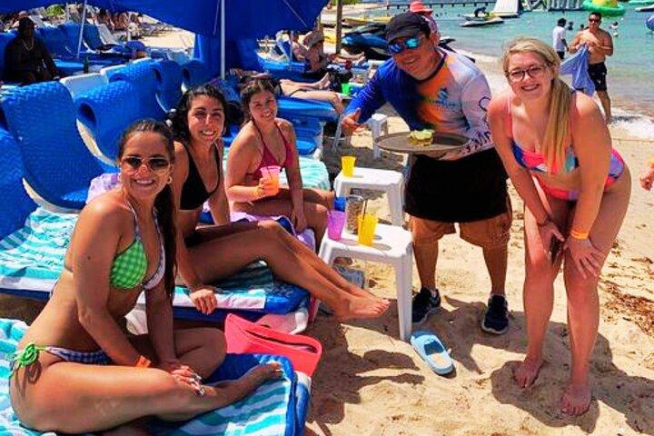 Best Cozumel Beach Day Pass + Food + Drinks San Francisco Beach