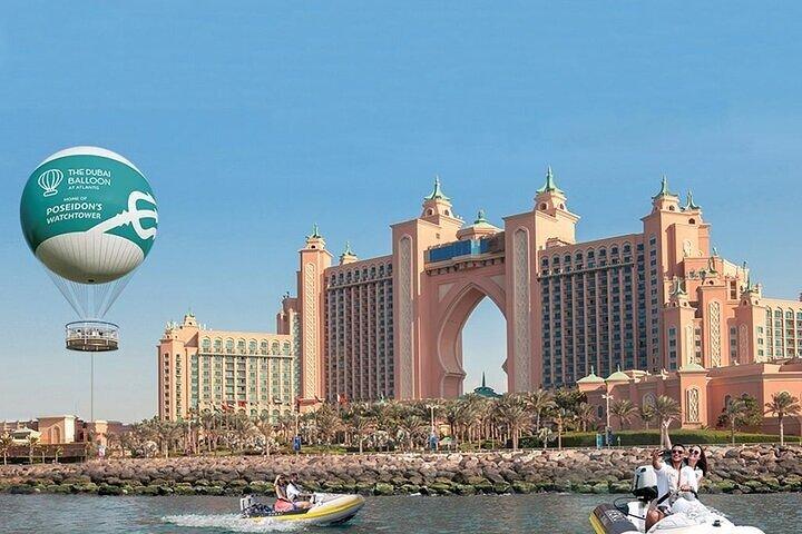 The Palm Dubai Balloon in Dubai with optional transport