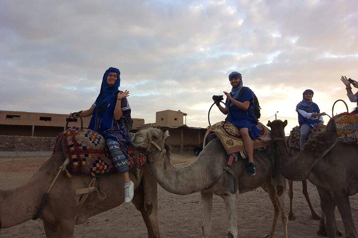 PRIVATE Tour with Dinner & Sunset with Camel To Desert Agafay