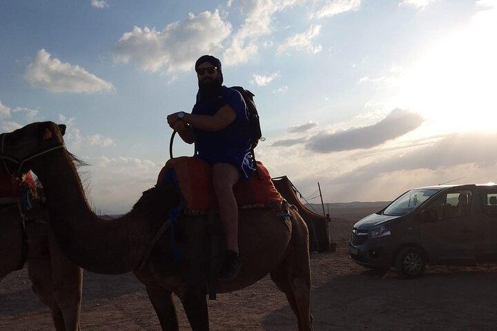 PRIVATE Tour with Dinner & Sunset with Camel To Desert Agafay