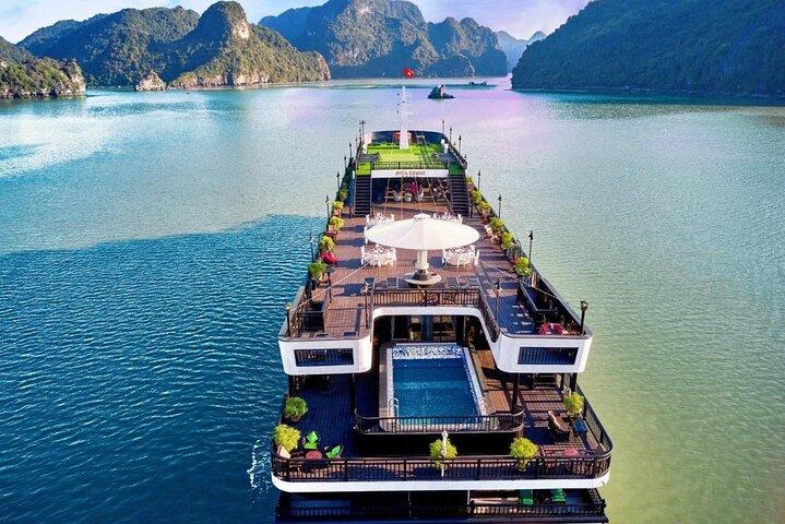RITA Cruise 5* Lan Hạ-Cat Ba 3 days 2 nights with 2 ways transfer