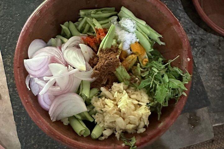 Organic Cooking Class sigiriya home Kitchen(Kumara & family)