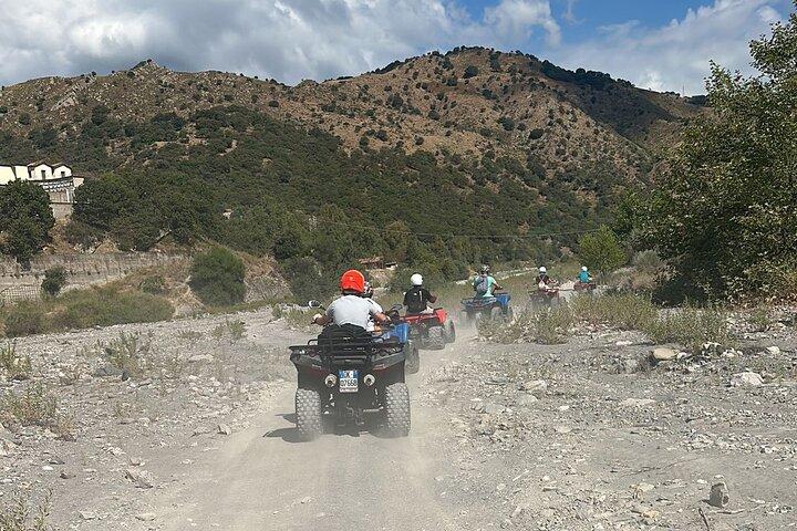 One-Hour Excursion to the Alcantara Gorges by Quad
