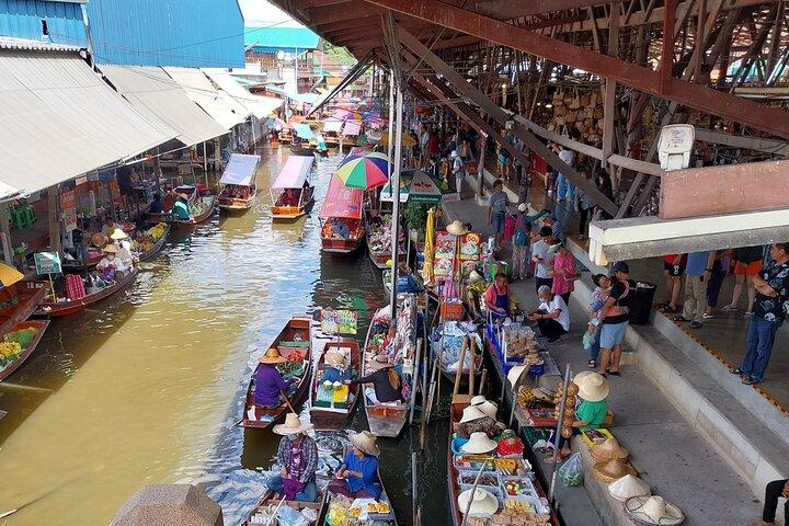 Priv. German speaking tour:Floating Markets, Train Market, Klong Kon