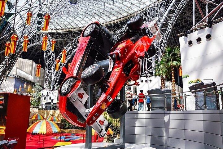 Ferrari world 1/2/3 park tickets options abu dhabi