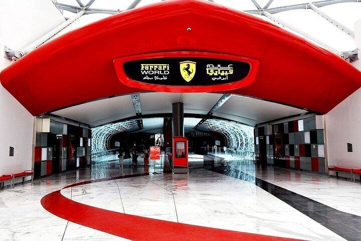 Ferrari world 1/2/3 park tickets options abu dhabi