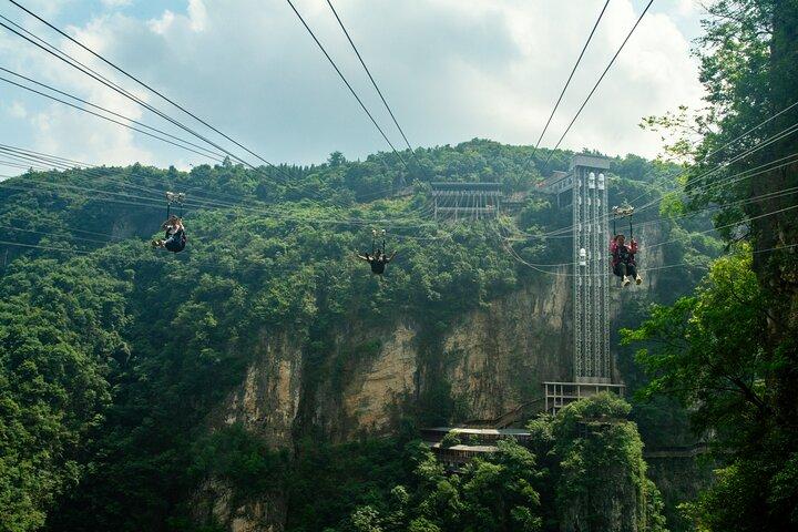 Entrance Tickets to Grand Canyon & Glass Bridge with Private Car Transfer From Zhangjiajie city hotel (Round Trip )