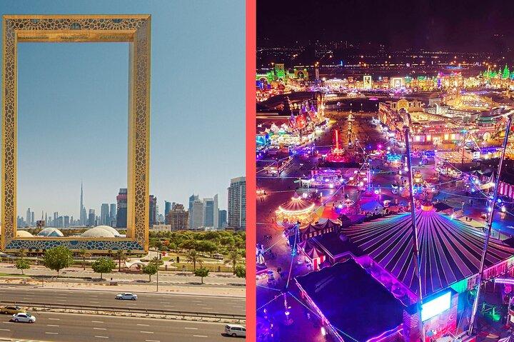 Combo: Dubai Frame & Global Village Tickets Only