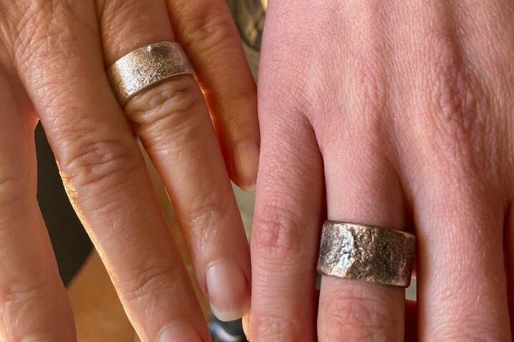 Make your own silver ring in a private jewelry workshop