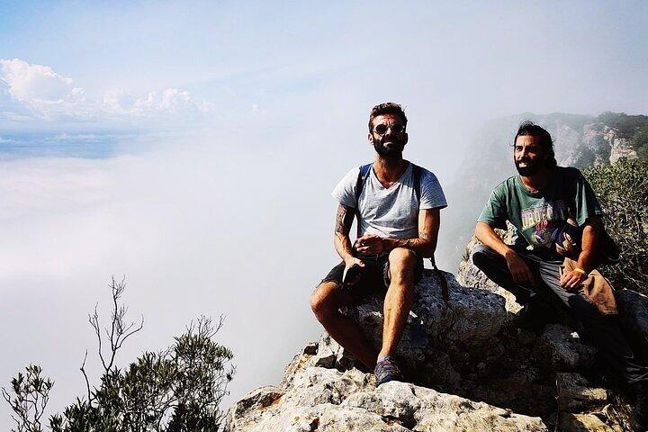 Hiking tour to the highest limestone cliff of continental Europe