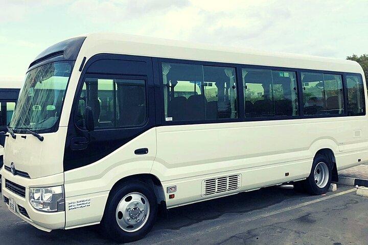 Dubai Airport to private Tours and Transfer by van, coach and bus