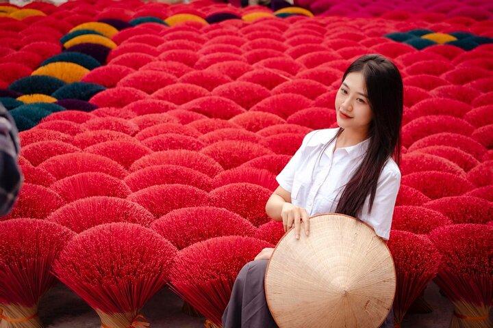 Hanoi Cultural Tour Incense Village and Train Street