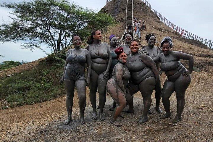Tour to Mud Volcano with Pool and Beach with Lunch Included