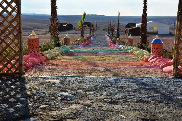 Magical Dinner Experience & Sunset Camel Ride in Marrakech Desert