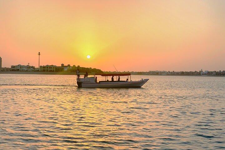Abra Sunset Tour in Dubai Marina