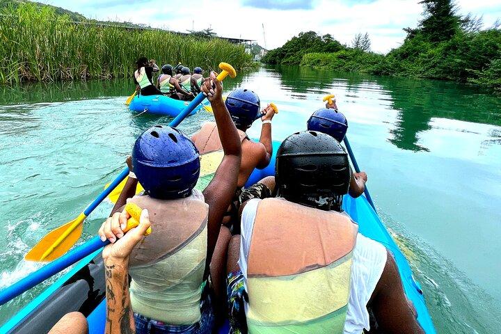 Falmouth Jungle River Tubing and Beach Adventure