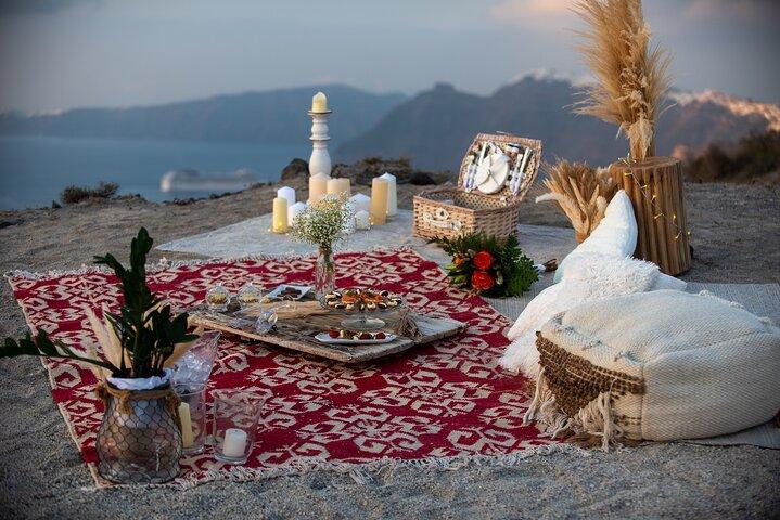 Wedding Proposal Sunset Private Picnic in Santorini