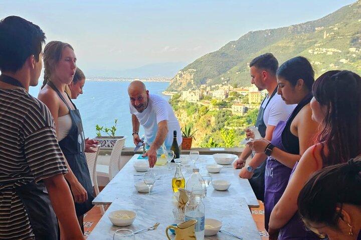 Authentic Pasta & Pizza Cooking Class with Sorrento Coast Pickup