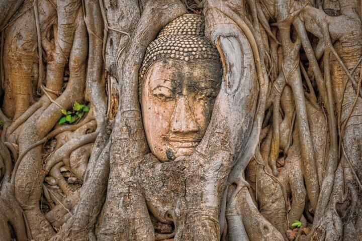 Ayutthaya Sunset Join Tour, Boat Ride, Famous Spot & Local Market