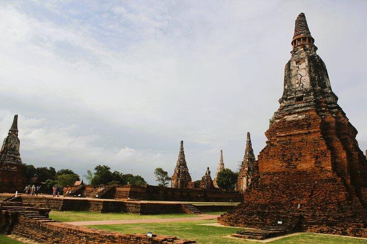 Ayutthaya Sunset Join Tour, Boat Ride, Famous Spot & Local Market