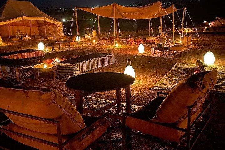 Agafay Desert Sunset Camel Ride with Dinner Show
