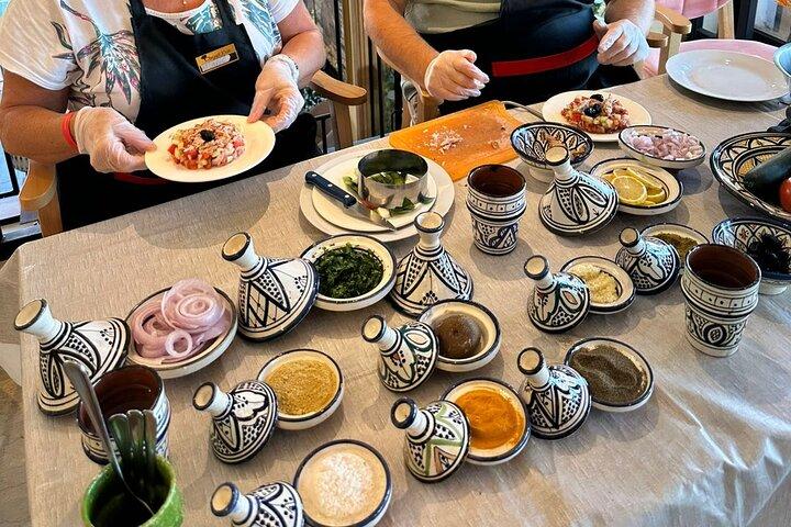 Moroccan Cooking Class at Chouf l'Or Restaurant with Pickup