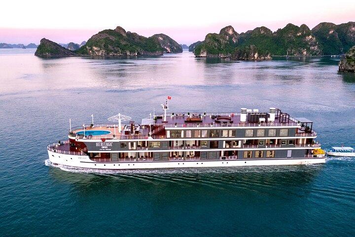 Heritage 4 Days Cruises: Halong Bay,Lan Ha Bay & Cat Ba Island