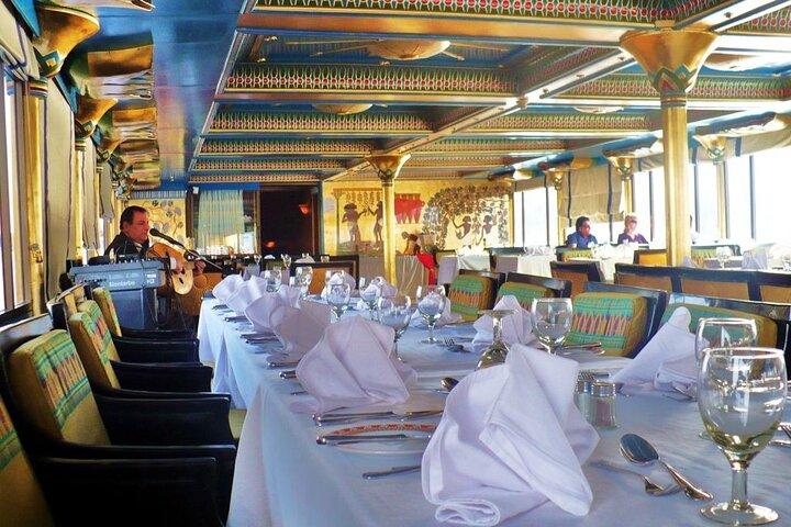 Cairo Nile Dinner Cruise with Open Buffet & Live Entertainment