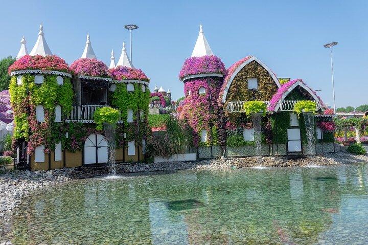 Dubai Miracle Garden & Global Village Tour with Private Transfer