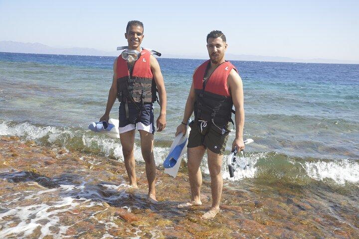 Blue Hole and Dahab City from Sharm El Sheikh