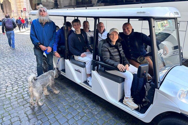Enjoy Rome Full day tour in Golf Cart with Catacombs
