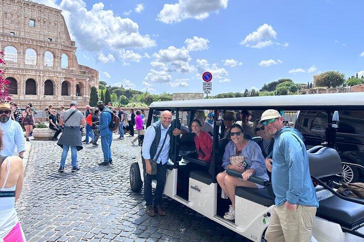 Enjoy Rome Full day tour in Golf Cart with Catacombs